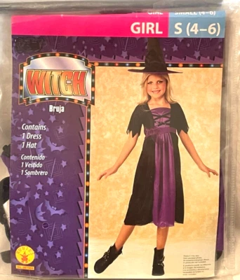 Рубиновая ведьма Bruja девочек размер S 4-6 платье костюм 887569 - Изображение 1 из 3