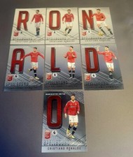 Panini Donruss Elite Soccer 2021-22 CRISTIANO RONALDO SPELLBOUND FULL NAME SET
