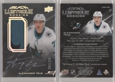 2020 SPx UD Black Lustrous Rookies /125 Alexander True RPA Rookie Patch Auto RC