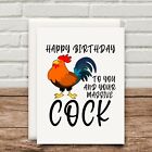 Happy Celebration TO You And Your Massive Cock Card Birthday Valentines Funny 