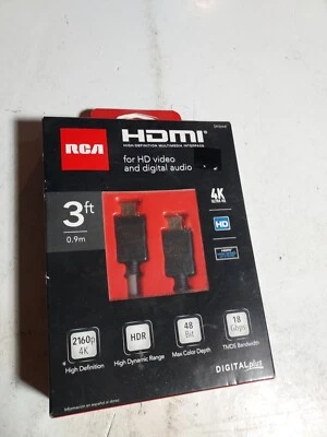 RCA DH3HHF Digital Plus HDMI Cable - 3 ft - Image 1 of 2
