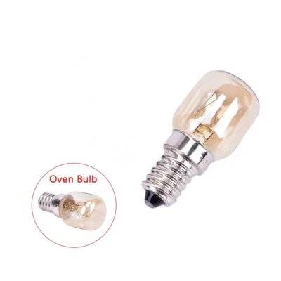 Oven E14 25w Light Bulb Microwave Cooker Tungsten Filament Lamp Bulbs Salt Light - Image 1 of 4