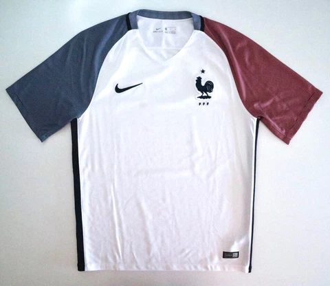 FRANCE National Team 2016/17 Nike Away Football Shirt M Mens Soccer Jersey Cover