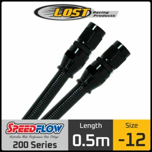 Manguera de teflón Speedflow serie 200 -12 AN con cubierta de PVC (0,5 metros) 200-C12-NEGRO - Imagen 1 de 2
