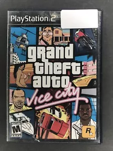 Grand Theft Auto GTA Vice City Playstation 2 PS2 mit Handbuch ohne Karte - Bild 1 von 3