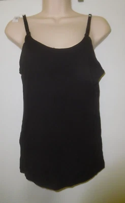 NWT! Gap Maternity Nursing Tank Top Cami Black Spaghetti Adjustable Straps M - Image 1 of 3