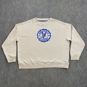 Champion Air Force Academy Sweatshirt Adult XXL Beige Blue USAFA Military USA - Picture 1 of 18