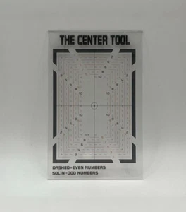 The Center Tool | PSA BGS CGC Card Grading / Centering Tool Discount Peel Off - Picture 1 of 4
