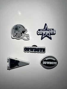 Dallas Cowboys Texas Football Team Charm For Crocs Shoe Charms - 5 Pieces - Picture 1 of 1