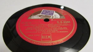 BENIAMINO GIGLI SEINE MEISTERSTIMME 78 RPM SCHALLPLATTE 6346 AH! MICH NICHT NEU STAR! - Bild 1 von 2