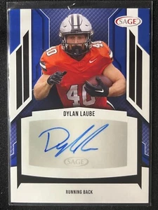 Dylan Laube 2024 Sage BLACK Auto Rookie Autograph #A-DL3 Raiders - Picture 1 of 2