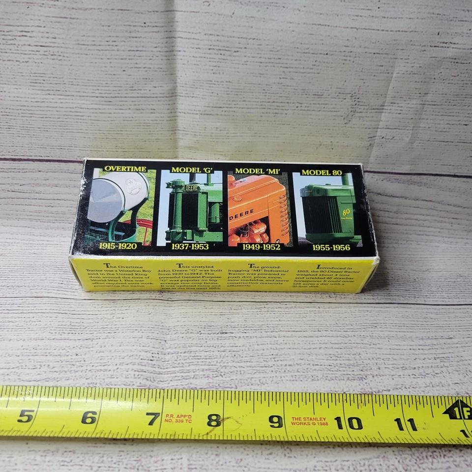 Vtg ertl 1994 John deere historical set 4pcs (NO model 80) (has JD 3010 instead) - Image 1 of 4