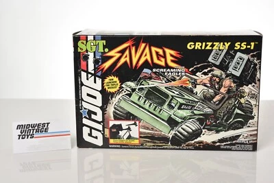 GI Joe 1994 Sgt Savage Grizzly SS-1 Military Jeep Command Vehicle - Sealed - Image 1 of 4
