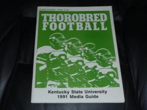 1991 KENTUCKY STATE COLLEGE FOOTBALL MEDIA GUIDE EX-MINT BOX 37 - Picture 1 of 1