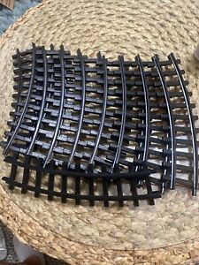 North Pole Express Christmas Train Track Pieces 10 Curved Pieces G Gauge
