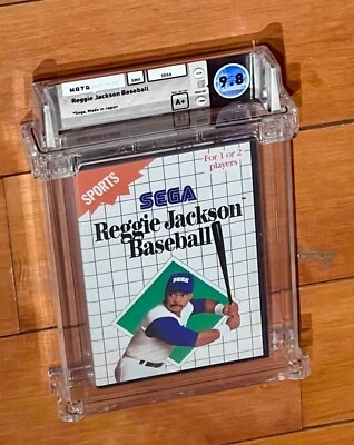 Reggie Jackson Baseball Sega Master System SMS NES 9.8 A+ WATA CGC VGA x Sealed - Image 1 of 4