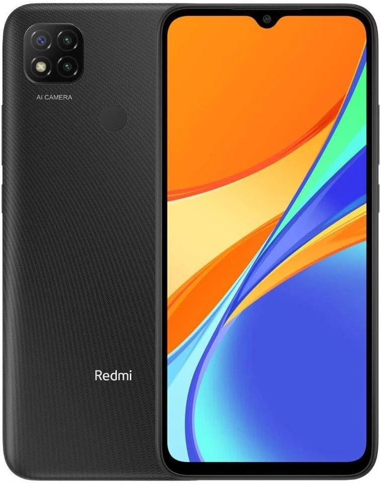 Xiaomi MZB9981EU Redmi 9C Smartphone, Dual Sim, Color Midnight Gray, 2GB + 32GB - Imagen 1 de 4