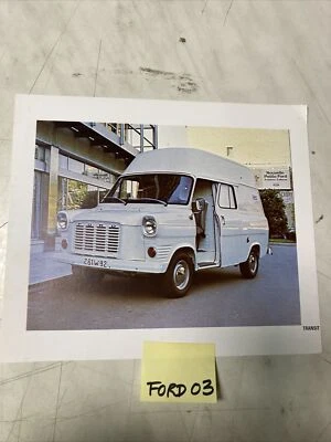 Ford Transit Prospetto Automobile Opuscolo Pubblicità - Immagine 1 di 2