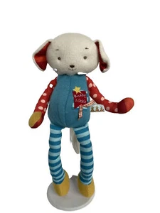 Bunnies By the Bay Big Nitbit~Buddy Polka Dot Plush Puppy Dog Stuffed Animal - Picture 1 of 9