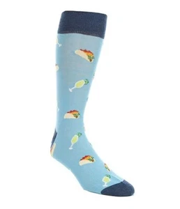 Cremieux Tacos-N-Margaritas Calze Uomo Misto Cotone LT Abito Blu TAGLIA:6-12,5 - Foto 1 di 1