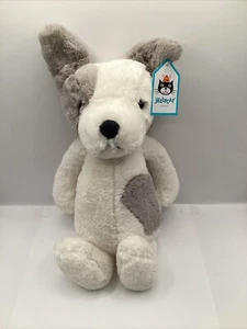 Jellycat London Medium Bashful Terrier Dog Soft 9” Plush (NWT) - Picture 1 of 9