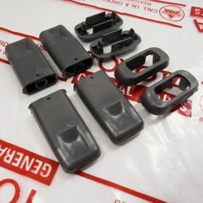 For Toyota Corolla E100 AE100 AE101 EE100 Grey DOOR LOCK KNOB SURROUND 4SET - Image 1 of 4