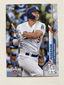 2020 Topps Opening Day Base #9 Joc Pederson Los Angeles Dodgers Atlanta Braves