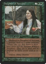 MTG - Daughter of Autumn - Homelands - Reserved List - X1 - (MP) - FREE SHIPPING
