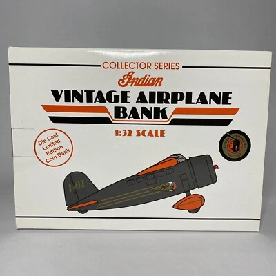 Série de colecionador indiano vintage avião banco de moedas fundido edição limitada - Imagem 1 de 4