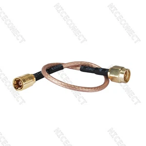 SMA macho enchufe a PYME hembra jack coaxial cable RG316 20 cm para GPS Wi-Fi - Imagen 1 de 2