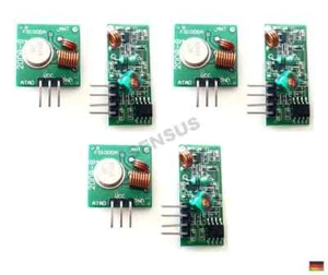 3 x 433 Mhz Sender Empfänger Funk RF Receiver Modul Arduino Raspberry Pi - Bild 1 von 4