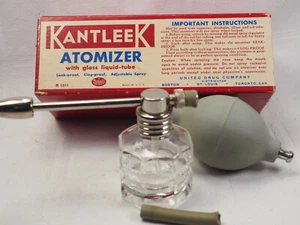 VINTAGE Dental Kantleek Atomizador R-1511 Tubo Líquido Vidrio Caja Original   - Imagen 1 de 12