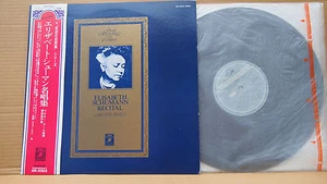 ANGEL REC GR-2203 ELISABETH SCHUMANN RECITAL JAPAN PRESS WITH LYRICS INSERT, OBI - Foto 1 di 1