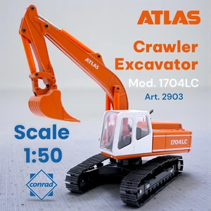Conrad Art. 2903 1:50 - Modellino di Escavatore Cingolato - Atlas Mod. 1704L - Foto 1 di 7