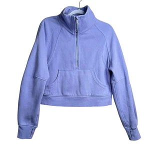 Rare lululemon Scuba Oversized Half Zip Funnel Neck Gr. XS/S Purple Lilac Smoke - Bild 1 von 8