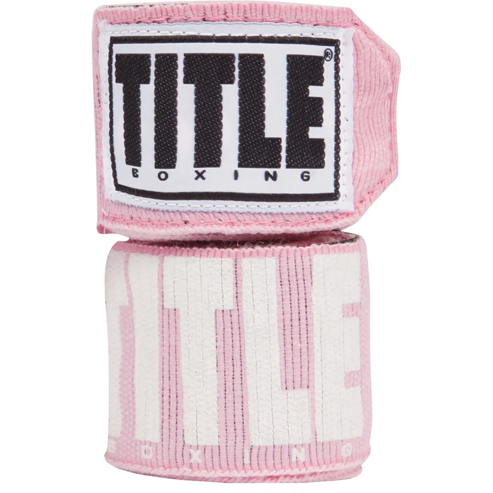 Title Boxing Power-Flex Elite 180" Fist Wraps - Pink - Image 1 of 1