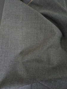 Wool Fabric Black SOLID Luxury Suiting Super 100 Lightweight Formal FULL 4 YARDS - Picture 1 of 6