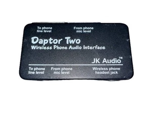 JK Audio Daptor Two Wireless Phone Audio Interface No Wire - Picture 1 of 3