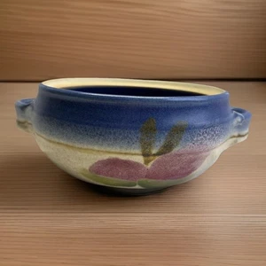 Signierte Stanfield Keramik Doppelgriff Suppenschüssel Steinzeug. TOP ZUSTAND - Bild 1 von 7