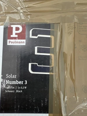 Paulmann 79844 4000870798447 Solar-Hausnummernleuchte CEE: G (A - G) 0,20 W warm - Bild 1 von 4