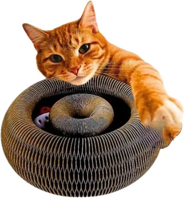 Twisty Paws Cat Toy, Twisty Cat Scratcher - Image 1 of 4