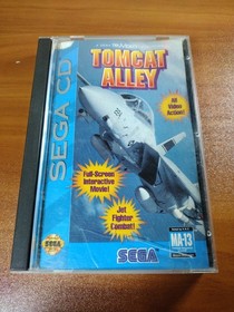 Tomcat Alley (Sega CD, 1994) CiB W/ RegCard - Tested & Authentic -