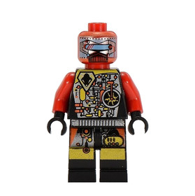 Lego Space UFO Droid Red Techdroid 2 Minifigure 6836 6901 6915 6979