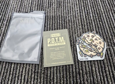 Parche múltiple 5.11 Tactical 999 del mes de agosto POTM buen parche de galletas Foto 1 de 4