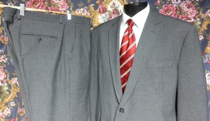 J. Ferrar Battleship Gray Classic Fit Suit 48R - Picture 1 of 7
