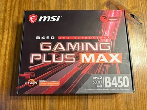 MSI B450 GAMING PLUS MAX AMD AM4 USB3.2 Gen 2 Mainboard - Bild 1 von 11