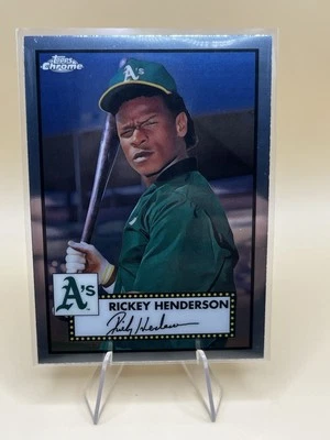 2021 Topps Chrome Platinum Anniversary - Rickey Henderson #501 - Image 1 of 3