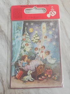 Richard Sellmer Verlag German Christmas Advent Calendar Child With Angels 13 New - Picture 1 of 3