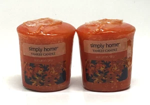 NEU 2 YANKEE CANDLE SIMPLY HOME AUTUMN SKY EINDOCHTKERZE 1,75 OZ - Bild 1 von 2