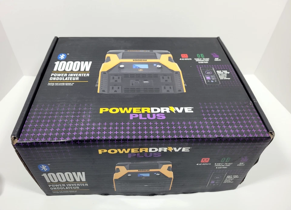 PowerDrive Plus PWD1000P 1000 Watt Wireless Power Inverter with Bluetooth(R) - Image 1 of 4
